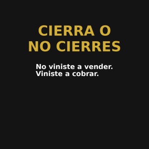 Código – El arte de cerrar ventas